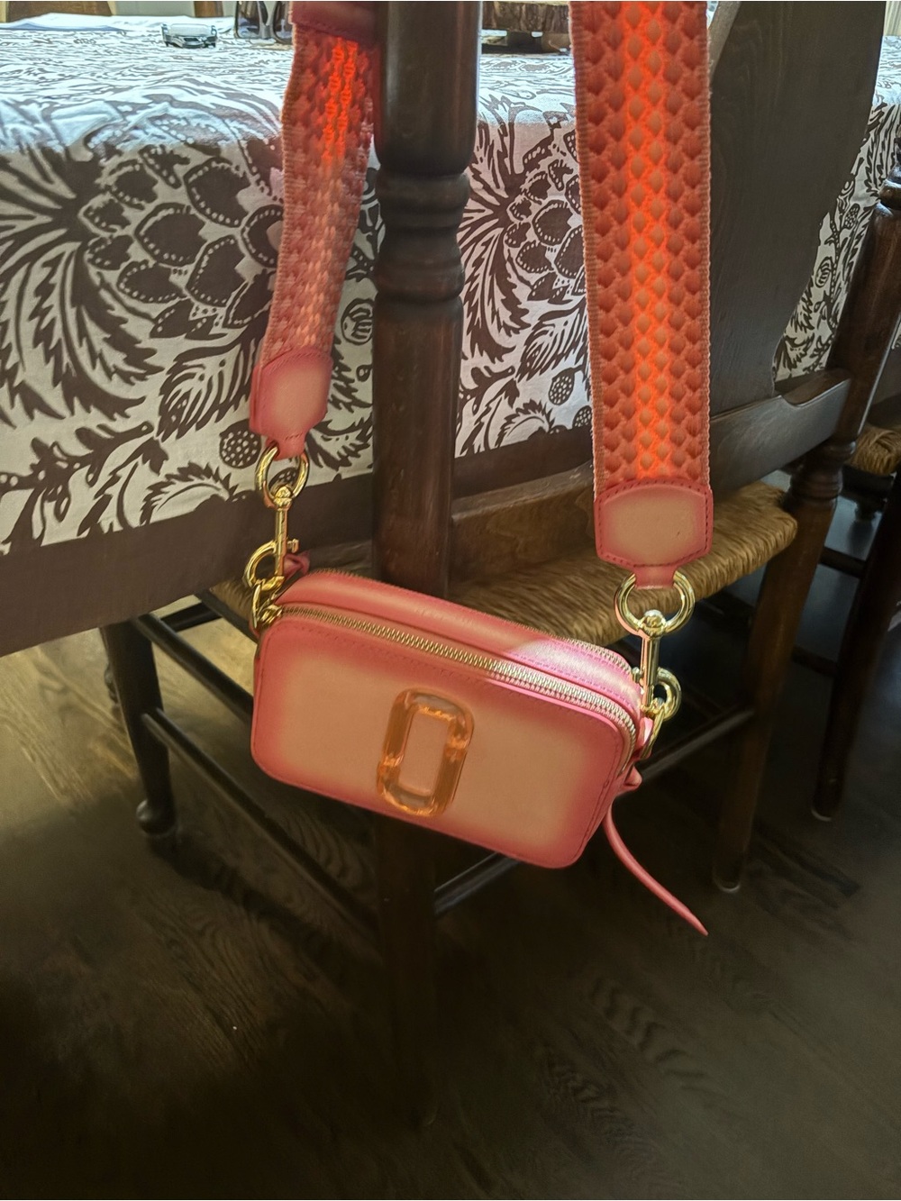 NEW Marc Jacobs Pink Leather The Fluoro Edge Snapshot - Picture 7 of 7
